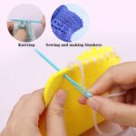 53 Arts Colorful Plastic Sewing Needles Set (20 Pcs) | Large Eye Blunt Needles for Kids & Adults | Safe Weaving, Lacing, Knitting, Crochet & DIY Craft Needles for Handmade Projects - Image 5