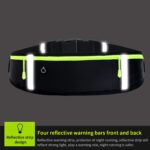 GORWRICH Running Belt with Waterproof Adjustable Elastic Strap, Sweatproof waistpacks with Large Capacity, Perfect for Running and Outdoor Activities, Black, One Size, Sports - Image 5
