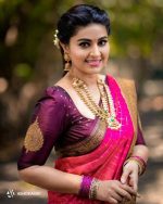 Jogal Women's Trendy Banarasi Kanjivaram Art Silk Saree, Zari Border with Blouse Piece Bridal Sari - Image 6