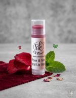 Organic Rose & Mint Lip Balm | Hydrating Lip Moisturizer for Soft, Smooth & Nourished Lips | Daily Lip Care Balm - Image 2