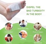 Kinoki Detox Foot Pads - Ginger & Salt Adhesive Patches for Foot Care, Body Cleansing, Pain Relief, Relieve Stress, Relaxation | Organic Natural Ingredients - Image 2