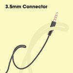 ZEBRONICS Zeb-Bloom Wired Headphones with 3.5mm Jack and 1.2m Cable (Black+ Silver) - Image 5