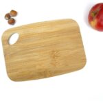 Wooden Cutting Board for Kitchen Chopping Board Serving Board Durable Block Bread Cheese Vegetable Meat Slicing Board with Handle Hole Multipurpose Kitchen Prep Board Kitchenware (Small)