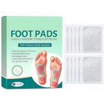100% Herbal And Gentle Ingredient Detox Foot Pads,Natural Ingredients for Sleep Aid, Pain Relief, Toxin Removal with Bamboo Vinegar and Acupoint Micro-Massage Technology (10)