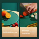 Versatile Circle Double-Sided Antibacterial Chopping Board - Thickened for Durability, Ideal Kitchenware for Efficient Cooking - Image 2