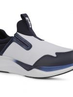 Liberty Leap7x REACTIVE5E Men Sports Walking Shoes - White | Comfortable and Durable Non-Lacing Closure - Suitable for Running, Gym, Jogging and Outdoor Shoes for Man - Cushioned Footbed - Image 5