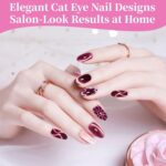 Bluedeal Cat Eye Nail Magnet Tool with Steel Ball, Multifunctional Nail Magnet for Cat Eye Gel Polish, Dual End Nail Art Magnet Tool for Salon and Home DIY Nail Design (4 in 1 Cat Eye / Pink) - Image 5