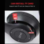 icall P47 Over Ear Wireless Bluetooth Headphones with Mic (Black) - Image 4