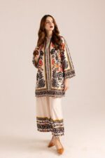 Modestouze Attires Coord Set for Women Cotton Poly Rayon - Turkish Co Ord Set for Women Stylish Mandarin Neck Floral Print Western Co Order Sets for Womens, Wear as Office Coat, Travel Cord, Cot - Image 2