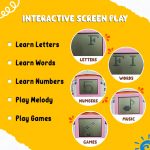 Wembley Educational Kids Laptop Learning Toy for 2-5 Years Boys Girls Computer Toys for 3 Years Fun Activity Learning Alphabet,Letter,Words,Games,Mathematics,Music,Logic Memory Tool - Blue - Image 3