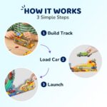 Smartivity High-Speed Race Car Track with Loop for Kids 6-12 Years | 3in1- Car, Loop, Glider Plane Launcher I Build & Play I Birthday Gift for Boys & Girls Age 6,7,8,9,10,11,12 Years - Image 3