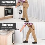 Heavy Duty Washing Machine Trolley Stand with Wheels Adjustable Fridge and Appliance Mover Stand Anti Slip Base Roller Cart for Sofa, Table, Cupboard Use - Image 4