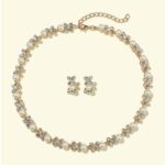 Shining Diva Fashion Necklace Jewellery Set for Women Latest Stylish Design Fancy Pearl Choker (15219s) - Image 9