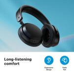 Sennheiser ACCENTUM Wireless Headphones, German Design, Hybrid ANC, 50H Battery, Multipoint Connectivity, Crystal Clear Calls, 10 Min Quick Charge = 5Hr Playback, 1Y Warranty, Black - Image 8
