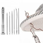 SMITO (7Pcs) Leather Sewing Awl Set Heavy Duty Needle Awl Kit for Shoes Repair, Stitching, Punching & Craft Work Hand Sewing Awl Tools for Leatherwork, DIY Handmade Repairs & Crafting.