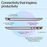 HP Pavilion Plus, Intel Core i5-1335U-13th Gen Laptop, (16GB LPDDR5x,512GB SSD),IPS, 300 nits, 14''(35.6cm) 2K,Win 11, M365 Basic(1yr), Office Home 24, Silver,1.38kg, 5MP Camera w/Shutter, ew0107TU - Image 10