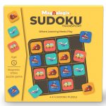 PELIKAS TOYZ Magnetic Sudoku Puzzle for Kids 5-7 Years - Travel Games for Kids Ages 4-8 - Educational Brain Teaser Puzzle - Transport Picture Logic Toy - Birthday Gift for Boys & Girls 5+