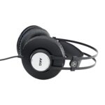 AKG K72 Closed Back Studio Over Ear Wired Headphones, Black, Pack of 1 - Image 6