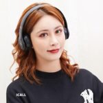 icall P47 Best Wireless Portable Gaming Headphone Microphone Stereo Card Support Bluetooth Headset (Black) - Image 6