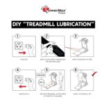 PowerMax Fitness Silicone Oil Lubricant Spray for Treadmill (500ml), Use For Equipment Applications Extra Long Control Flow Applicator Easy To Use On All Treadmills (Pack of 2) - Image 3
