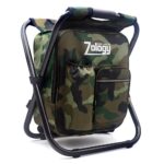 CAMPORT Folding Camping Chair Stool Backpack with Cooler Insulated Picnic Bag, Hiking Camouflage Seat Table Bag Camping Gear for Outdoor Indoor Fishing Travel Beach BBQ - Image 4