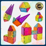 Wembley Magnetic Tiles for Kids Toys for 3 + Year Old Boy | Magnetic Blocks for Kids for 2-5 Years | STEM Learning Educational Magnet Building Blocks Brain for Kid - 10 Pcs - Image 8