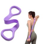 Ndola Figure 8 Fitness Resistance Band, Arm|Back Training Elastic Ropes - Pure Barre Workout Chest Arm and Shoulder Stretch Bands Exercise Equipment for Physical Therapy,Yoga,Pilates, Stretching