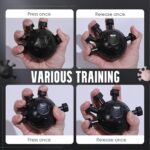 Hand Grip Strengthener,Ultimate Finger Exerciser Strength Trainer Exercise Ball Hand Strengthener Hand Balls Workout Equipment for Men & Women (Finger Exerciser) - Image 7