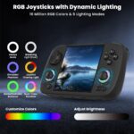 an-bernic RG CubeXX Handheld Gaming Console for Boys 7-14, 3.95'' IPS Display 64GB Preloaded Retro Video Game, 3200mAh Battery, 30+ Emulators, WiFi, Bluetooth, TV-Out, Type-C, RGB Lighting (White) - Image 3