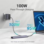 UGREEN Revodok USB C Hub 5 in 1 with 4K HDMI, 100W PD, 3×USB-A Data Ports | Aluminium Type C Adapter for PC Laptop Tablet Phone Compatible with MacBook, iPad, iPhone 17/16/15 Pro Max and More - Image 4