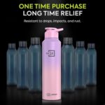 Water Bottle 1 ltr Stainless Steel Sports/Fridge Bottle with Sipper Cap | 1-Year Warranty | Single Wall | For Home, Office, Gym, Travelling|Lightweight| Craft Pro 950ml | Pink-Purple Ombre - Image 4