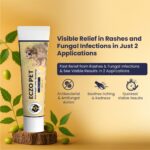 FUR BALL STORY Eczo Pet Anti Fungal & Anti Bacterial Cream|Itchy Skin Treatment for Dogs & Cats | Helps with Eczema, Ringworm, Dermatitis & Skin Infections | Ayurvedic Vet-Approved Formula 60gm - Image 2