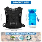 Proberos® 5L Hydration Backpack Vest with 2L Water Bladder, Quick Dry | Nylon Mesh Pack for Men Women, Multi Pockets, Ultra Lightweight Fashion Outdoor Gear Hiking, Trail Running - Image 2