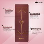 Boldfit Yoga Mat for Women & Men - TPE Eco Friendly 6mm thickness Non Slip Classic Pro Exercise Mat for Home Workout Pilates Floor Exercises Gymnastics Meditation with strap - Image 7