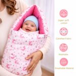 Infantbond 56 in 1 Baby Products All New Born Combo|Baby Essentials|Hospital Kit|Maternity Essentials|Infant Essentials|Baby Shower|Complete Daily Items Combo(0-6 Months) (Pink Moon) 1 count - Image 5