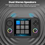 an-bernic RG CubeXX Handheld Gaming Console for Boys 7-14, 3.95'' IPS Display 64GB Preloaded Retro Video Game, 3200mAh Battery, 30+ Emulators, WiFi, Bluetooth, TV-Out, Type-C, RGB Lighting (White) - Image 7