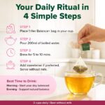 VAHDAM Her Balance+ Herbal Infusion | Supports Menstrual & Hormonal Health | Powered by Spearmint, Shatavari & Cinnamon | Caffeine Free | Plant-Based | 30 Tea Bags - Image 3