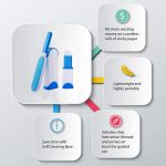 EPISKEY Pet Hair Remover Brush - Sided Lint Brush with Self - Cleaning Base Lint Brush - Fur & Lint Removal for Clothes Furniture Car Seat Couch Remover Magic Clean Clothing,Furniture (Blue) (PHR) - Image 4