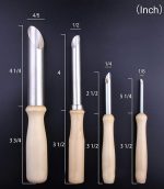 Worison 4 Pcs Round Hole Cutter Stainless Steel Circle Shaping Pottery Clay Sculpture Tools - Image 7