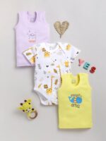 Peek A Boo by Rupa Baby Boys' Gift Set, Perfect for Baby Shower Clothing Set, 100% Cotton, Ultra Soft, Breathable - Image 3