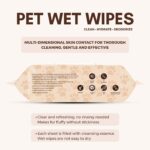 Incofit Anti-Bacterial 200 Pulls Pet Wet Wipes for Dogs, Puppies, Cats, Rabbits & Small Pets | Powerful Odour, Vitamin E & Olive Oil | Anti-Itching | Cleansing, Deodorising & Grooming (Pack of 2) - Image 4