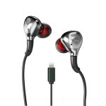 WK LIFE BORN TO LIVE- YC06 8 Pin HiFi Sound Quality Wired Headphones- Tarnish