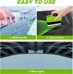 Automotive Oil Film Cleaning Brush, 2026 Upgrade Clearvision Car Windshield Cleaner, Clearvision Glass Cleaner, 150mll Reusable Oil Film Cleaning Brush for Car Window, Prevents Rain and Fog - Image 5