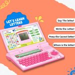 Wembley Educational Laptop for Kids Toys for 2-5 Years Learning Activity Computer Educational Toy for 3 Years Old Boy Learn Alphabet,Letter,Words,Games,Mathematics,Music,Logic Memory Tool,Multicolour - Image 4