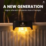 Plastic Step Solar Light Outdoor Waterproof Fence LED Exterior Light for Steps Stairs Fence Balcony Railing Garden (Pack of 8) - Image 5