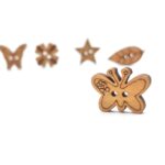 Wooden Butterfly Shape Buttons 2 Hole Sewing Buttons for Fashion/Replacement/Decorative/Jackets/Kurtis and Also Used DIY Art and Craft item (211 - Wooden BUTTERFLY Buttons 24 pcs) - Image 3