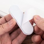 Self-Adhesive Handles for Sliding Windows and Doors 4-Pack Self-Stick Instant Pulls for Cabinets Drawers and Wardrobes Auxiliary Furniture Handles for Glass Tile and Wood Surfaces - Image 4