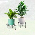 ELEVATING EVERYDAY LIVING Metal Plant Stands, Heavy Duty Flower Pot Stands for Multiple Plant, Anti-Rust Iron Plant Pot Shelf, Decoration Racks for Home Indoor And Outdoor (4 Pack Black)