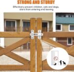 Stainless Steel Door Bolt Lock | Heavy Duty Flip Latch for Sliding Barn Doors, Gates, Bathrooms, Garage, Outdoor Garden – Latch Lock Hardware | Windows | Cabinets (Door Latch Lock) - Image 5