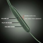 Z2 Bluetooth Neckband Headphones, Black, 52 Hours Playtime, Wireless, Built-in Mic, Voice Assistant Bluetooth Headphone (Green) - Image 3